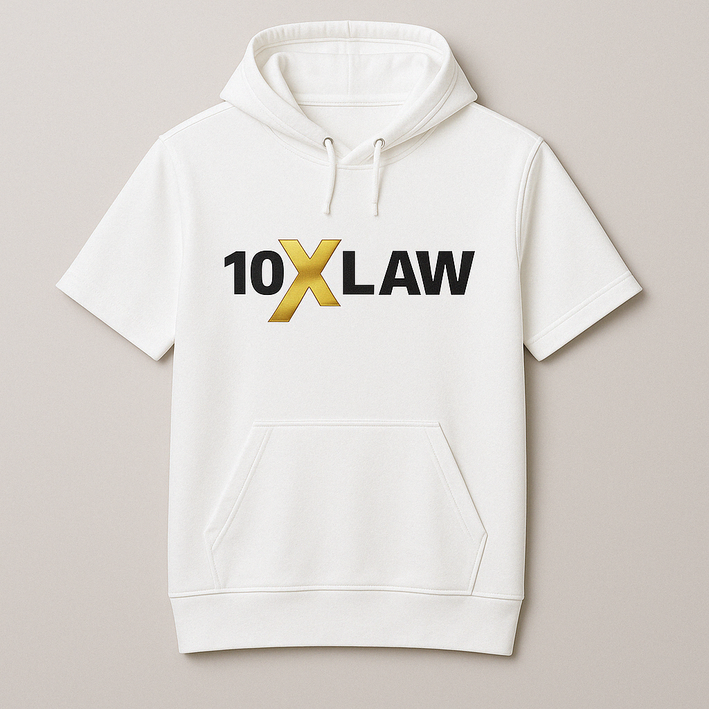 10XLAW Official™ Short Sleeve Pullover Hoodie